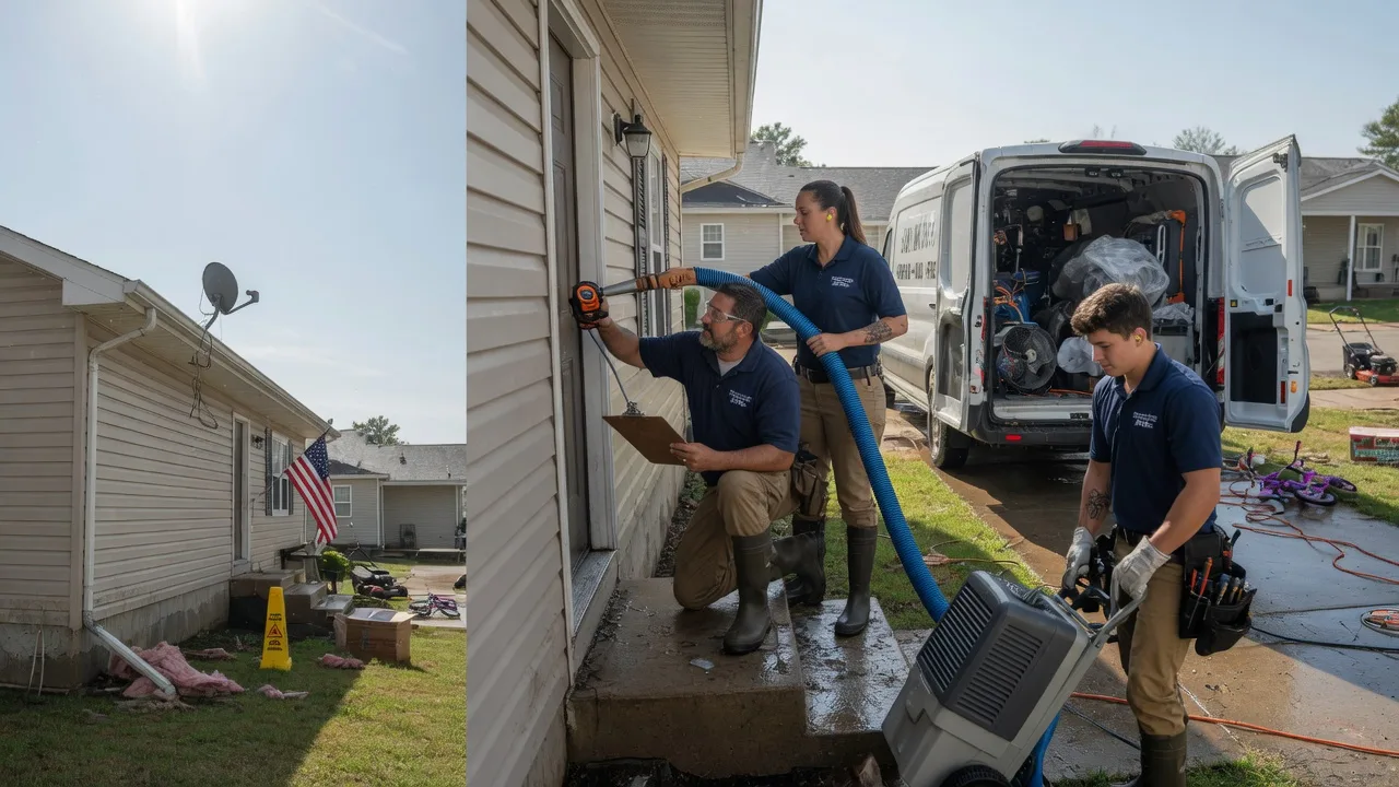 Ceiling Water Damage Restoration in Wysox, PA near me